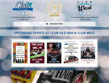 Tablet Screenshot of cluboldbar.com.au